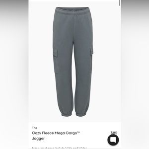 ISO mega cargo jogger in echo gray